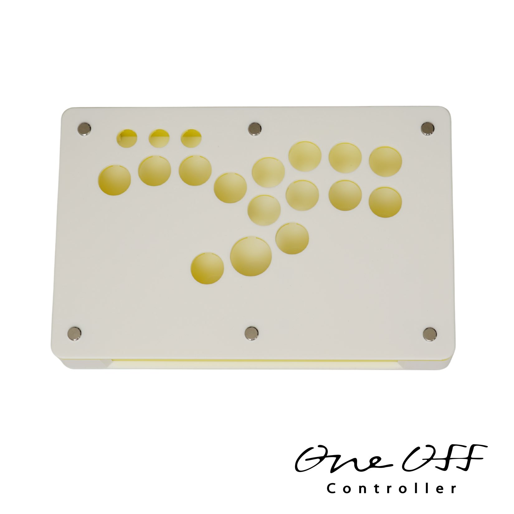 ONE OFF オーダーメイド　アケコン　マットホワイト　総額6万円　美品 ONE OFF オーダーメイド アケコン マットホワイト 総額6万円 美