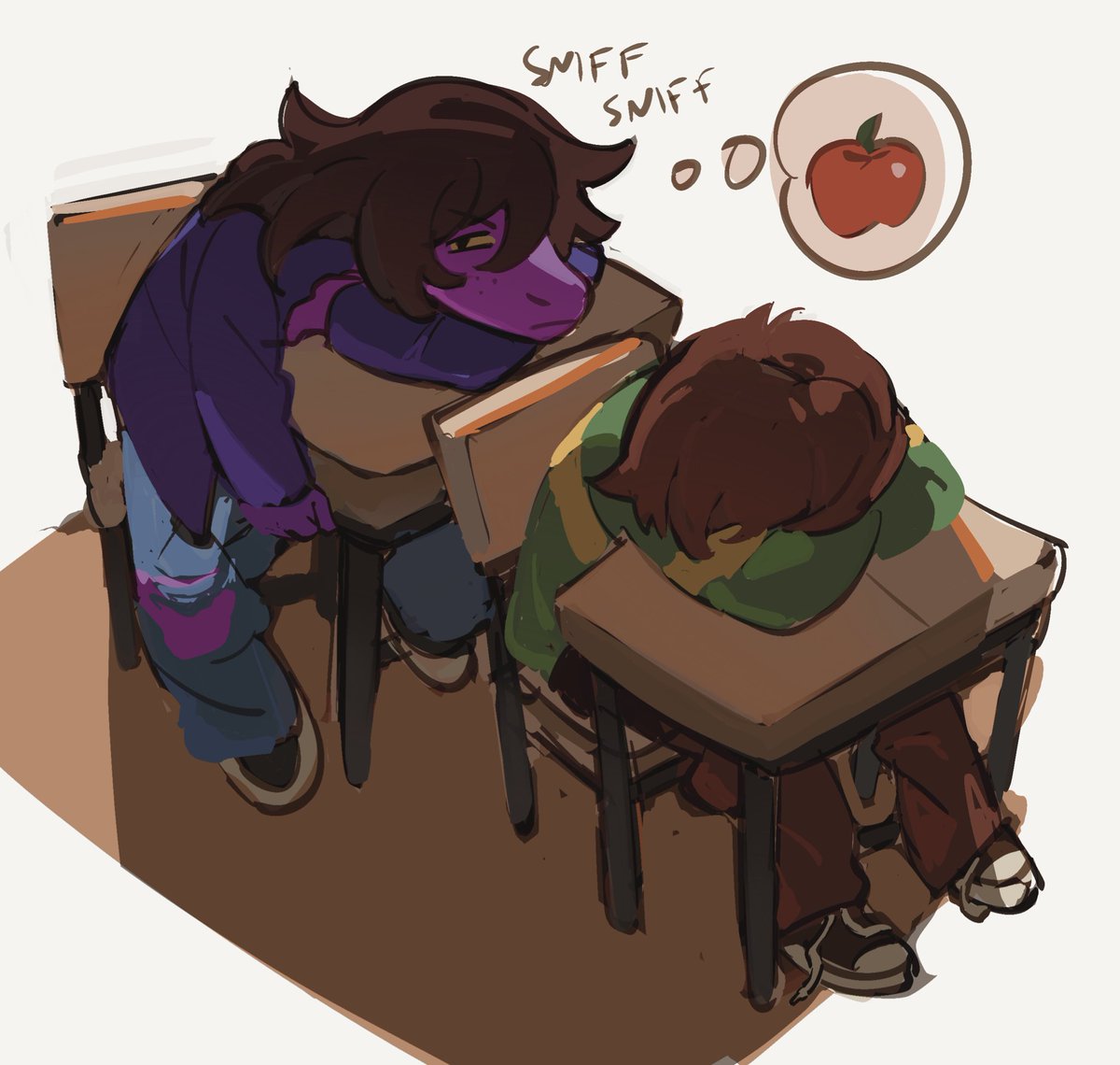 ttasarayu's tweet image. Krusie pilled #deltarune