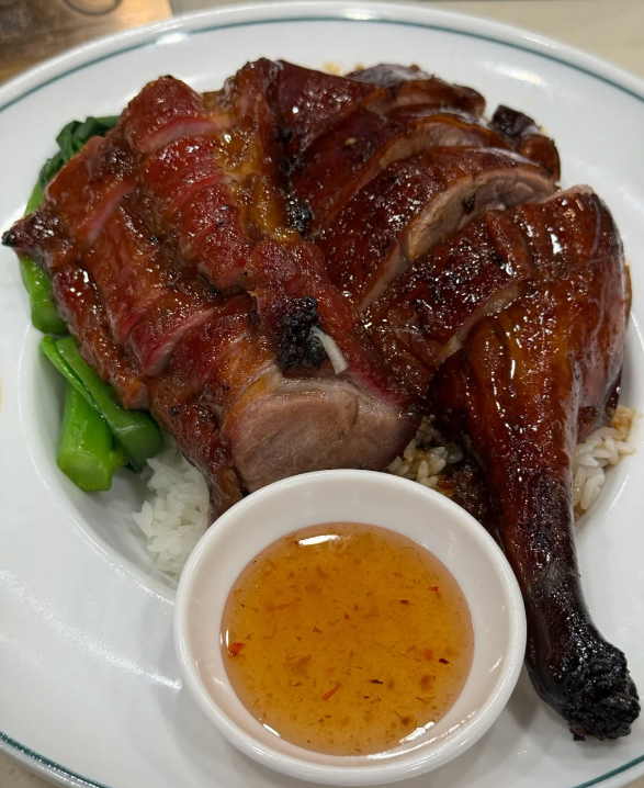 The lunch at noon was very delicious
