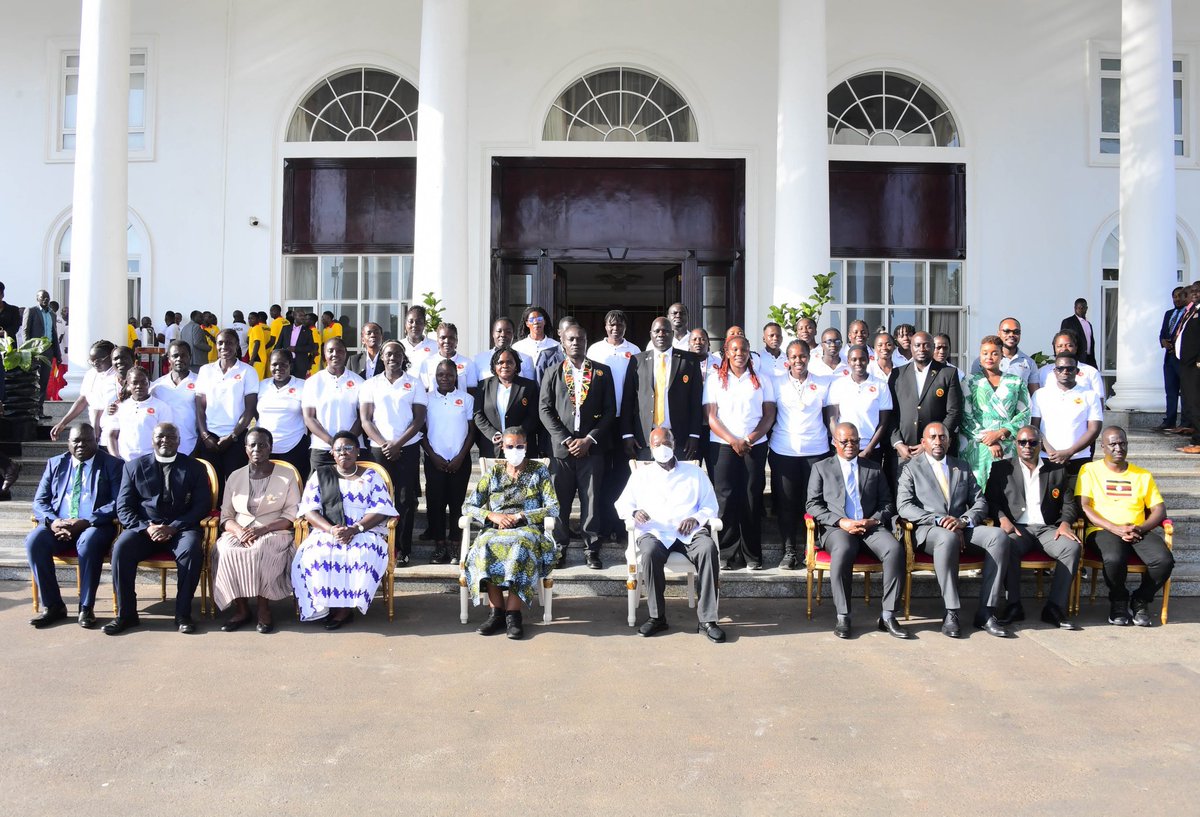 Yesterday, President Museveni together with Mama Janet Museveni, also Minister for Education and Sports, hosted various members of the sports community including the Lady Cranes 15’s, who triumphed in the Rugby Africa Cup Division 1 tournament held in Côte d’Ivoire.

Read full
