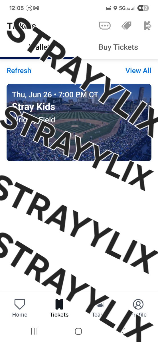 selling 2 skz tickets in chicago, section 209 , row 19, seats 5 and 6 for what I paid plus fees! Due to the weather we decided not to go for our health! total is $318.05!
