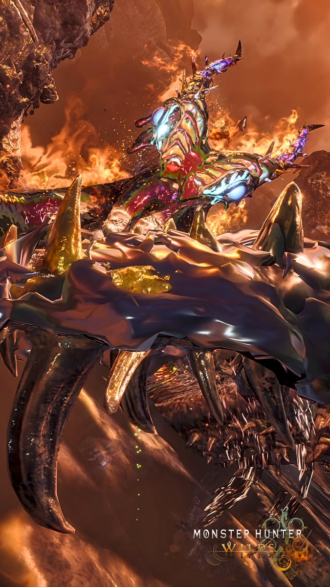 このSSのシルエットだけ見てるととあるモンスターが過ぎるんですよね🤔
黄金オイル纏って黄金のカマキリにでもなってくれないかなっていつも思ってます😌
ヌさんは推しモンスターなのでそのままでももちろん好きです🫶

#ヌ・エグドラ 
#Nu Udra
#モンハンワイルズ
#MHWilds  
#MHWilds_Photomode