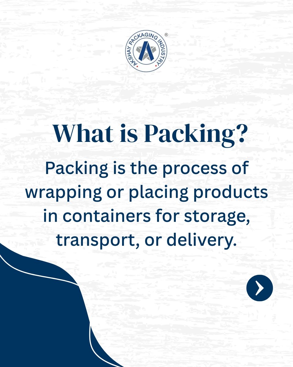 AkshayIndustry's tweet photo. Packing is about keeping your product safe.
Packaging is about making it look good and feel premium.

📞 Call: +91 9970093177
      
#SmartPackaging #CustomPackaging https://t.co/Xa7EZqqrzF