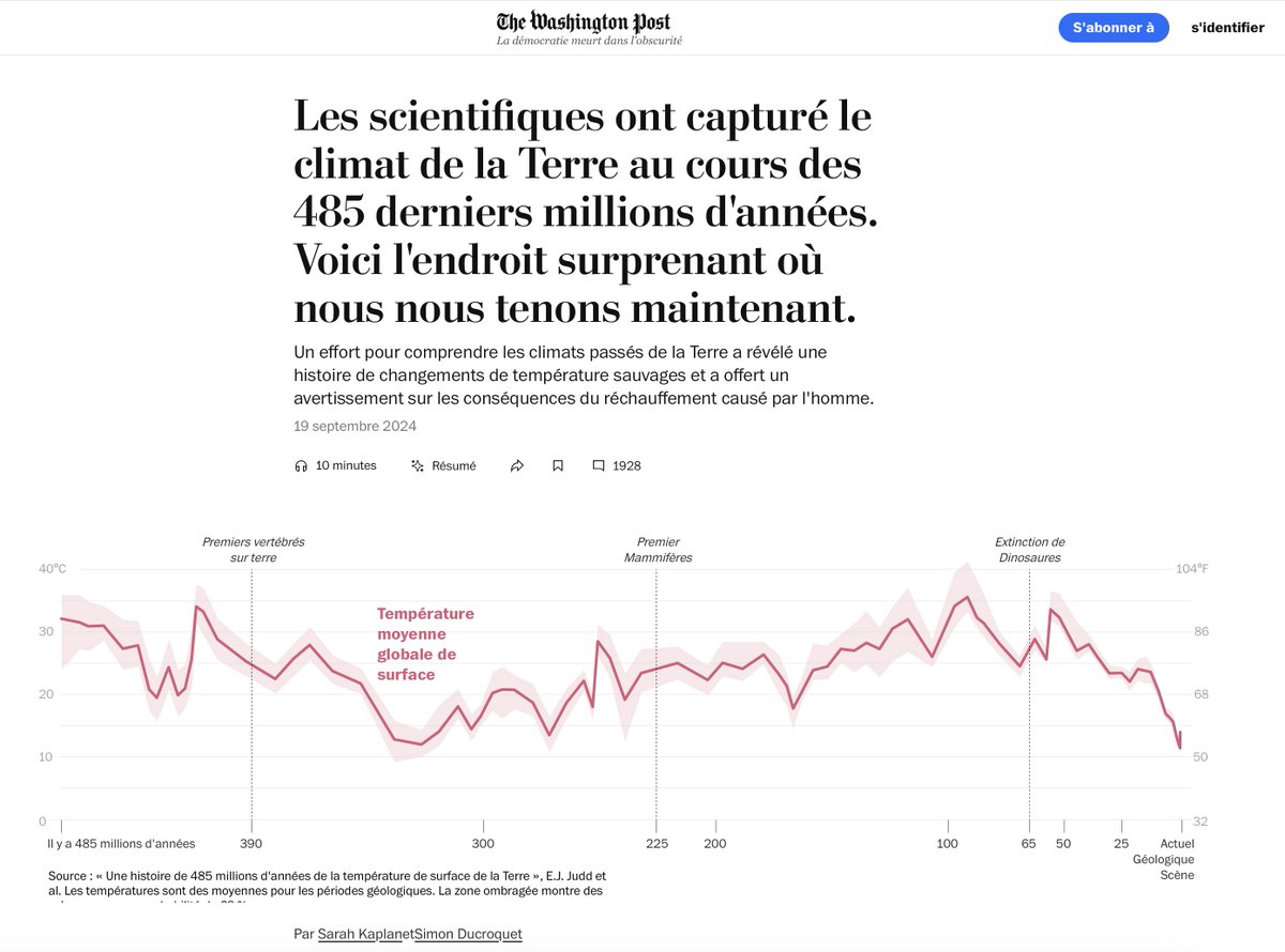 silvano_trotta's tweet image. Les escrocs du climat, ceux qui encaissent des centaines de milliards de taxes carbone et de malus chaque année veulent vous faire croire à longueur de journée de records de températures battues ! Voilà où nous en sommes :
il n'a jamais fait aussi froid sur Terre.
Bien…