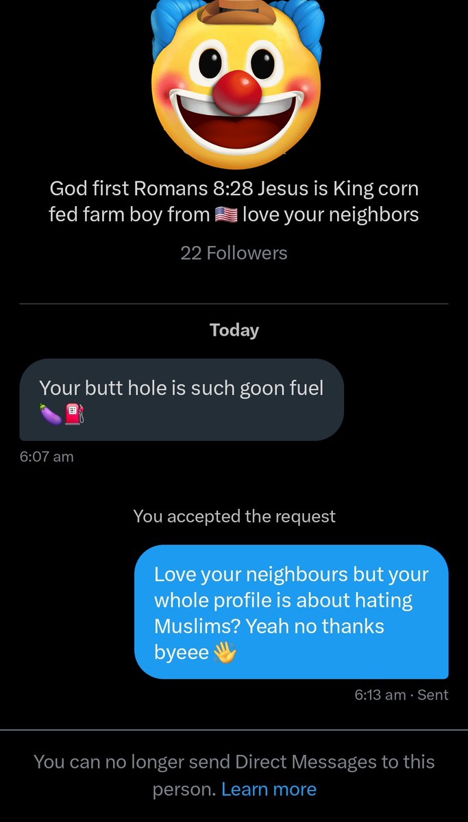 psa: if I see your profile is full of racist or transphobic shit, you're getting a block and I really don't care 👋

go goon to main kampf or something idk.