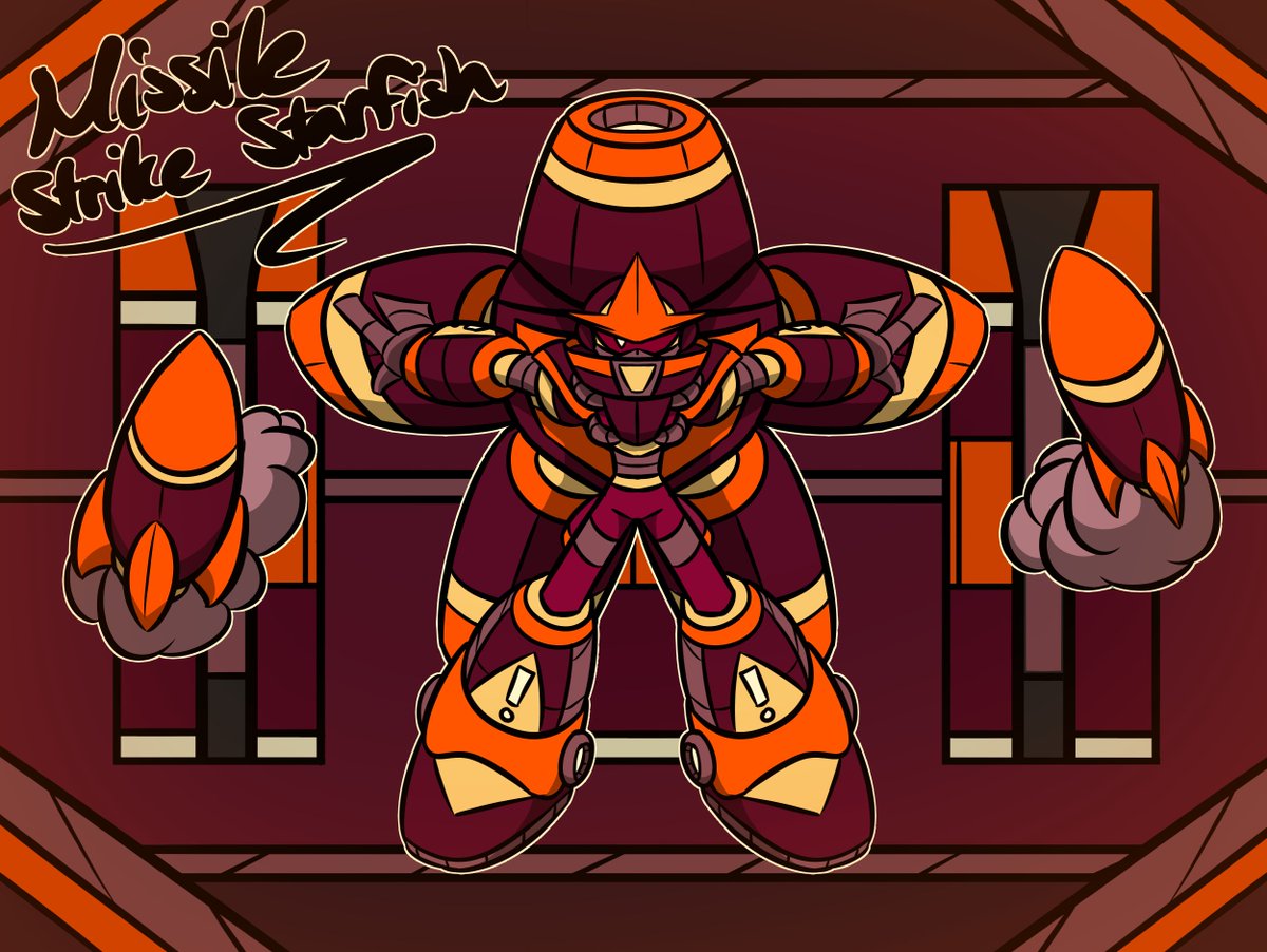 Salvo_Z_Mix's tweet image. Finished another OC after a long time, Militia Starfish, a reploid who specializes in dark matter and weapon designing, remade from an older oc named Missile Strike Starfish!

#MegaMan #MegaManX #Reploid #Robot #Mecha #OC #OCArt #OriginalCharacter