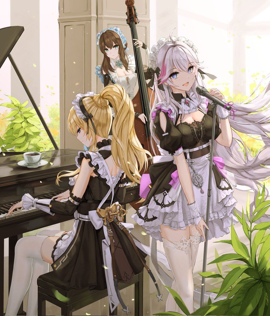 AtelierLiang's tweet image. Kanami's trio.
Also new season here!
#Strinova
#StrinovaFanart
#卡拉彼丘