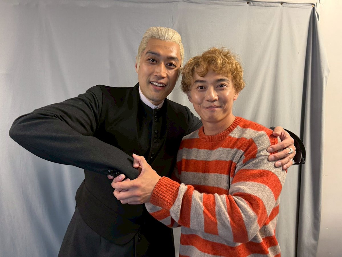 ドラコマルフォイ役
内田朝陽くんと！ホリプロ同期！同じオーディションで芸能界いり、ハリポタ世界でも同級生のロン・ウィーズリーとドラコ・マルフォイ
2年間ありがとうな
あとは任せた
#ハリポタ舞台　#呪いの子　#ハウスプライド2025