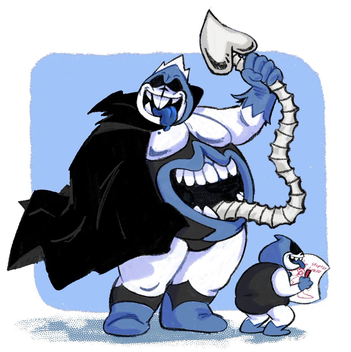 First time ever drawing king and lancer how fucked up is that 🥀💔
#DELTARUNE #kingdeltarune #lancer #deltarunefanart