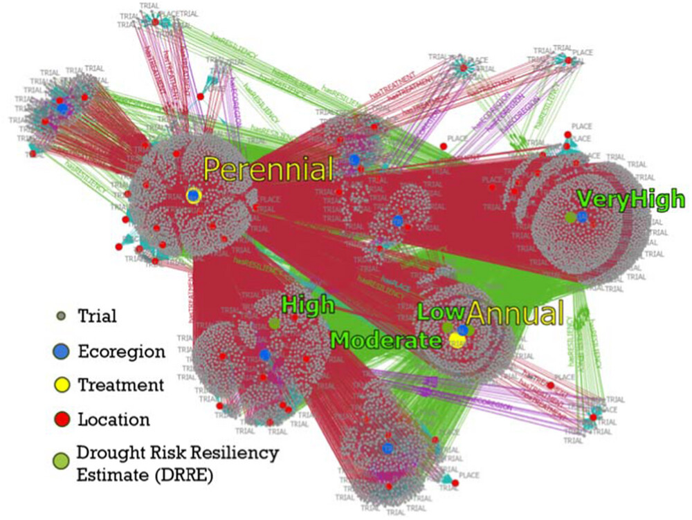 Ashworth et al. explore how knowledge graphs can reveal drought resilience in forage systems across 50+ years of data 🌾
👉Perennials like alfalfa top the list.
Check out their new A&amp;EL paper to see how data tools are reshaping agronomy: doi.org/10.1002/ael2.7… <a href="/USDA_ARS/">Agricultural Research Service</a>
