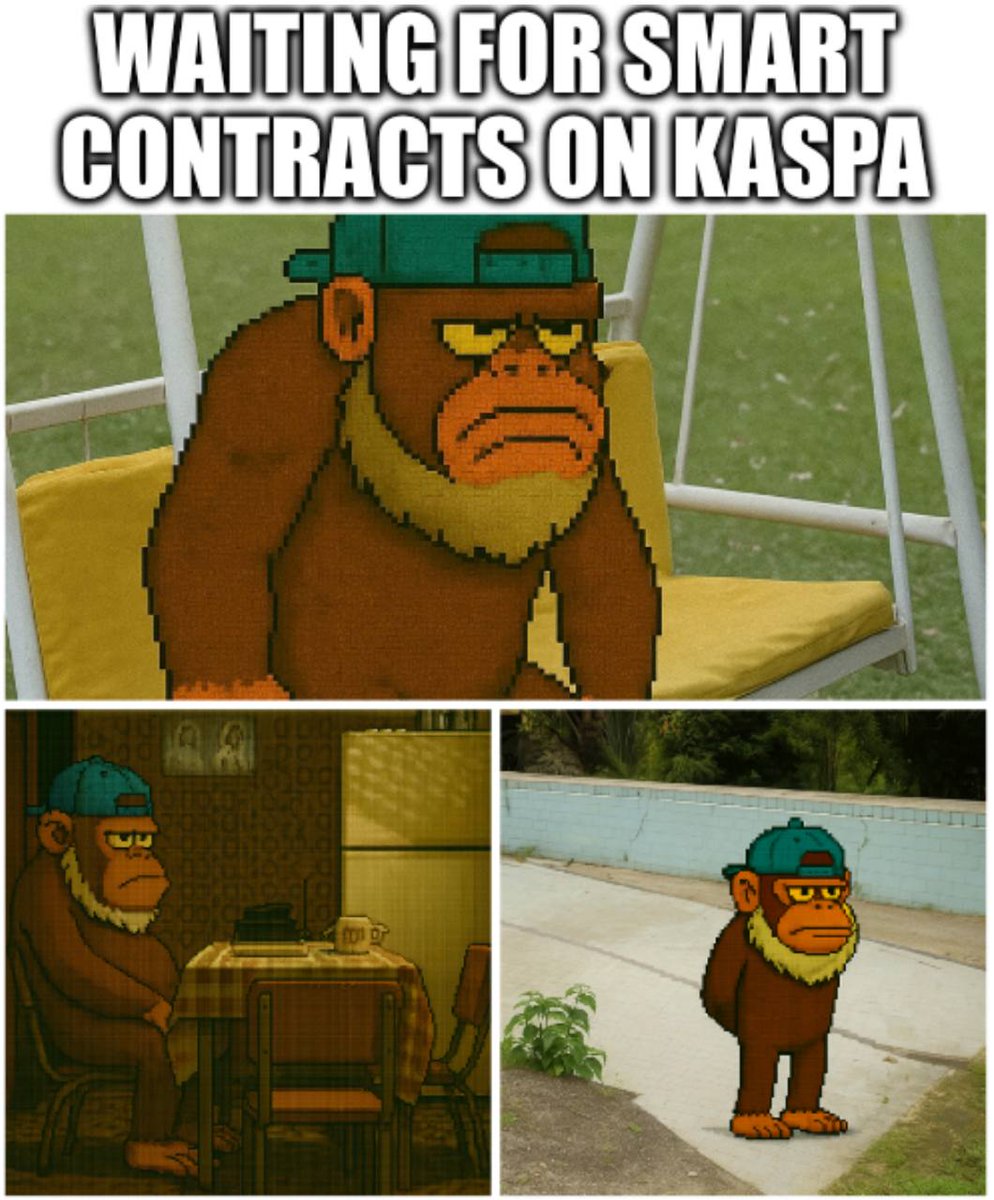 #Kaspa smart contracts loading. . . . . . ⏳

$kas #krc20 $KRANKY $nacho $ghoad $kasper $burt $zeal $konan $kroak $kaspy $kasbtc $wolfy $kango $keke #crypto