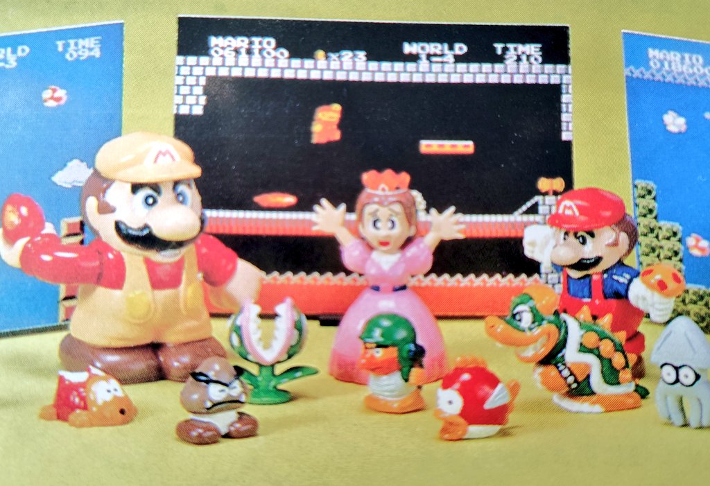 バンダイのTVゲームプラモデル「スーパーマリオブラザーズ」です