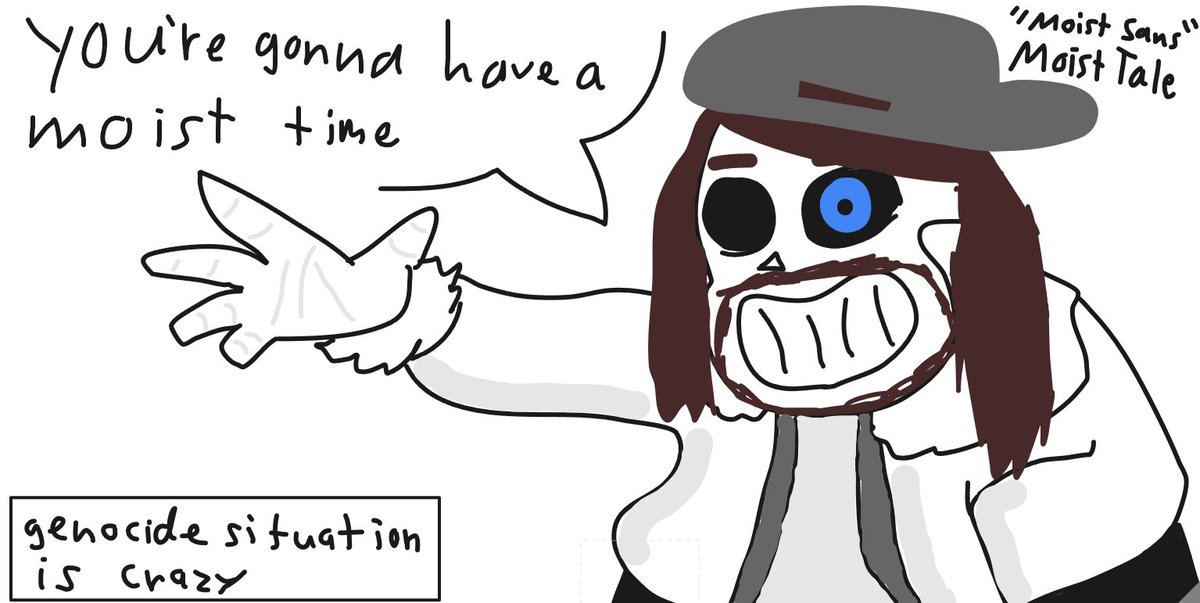 WhyBlackhole's tweet image. what do you guys think of my new sans oc