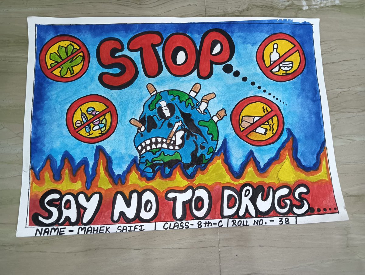 RajouriSkvmain's tweet photo. Observance of International Day Against Drug Abuse and illicit trafficking on 26th June, 2025

"Say no to drugs, say yes to dreams!" https://t.co/TnzcrO2sgy