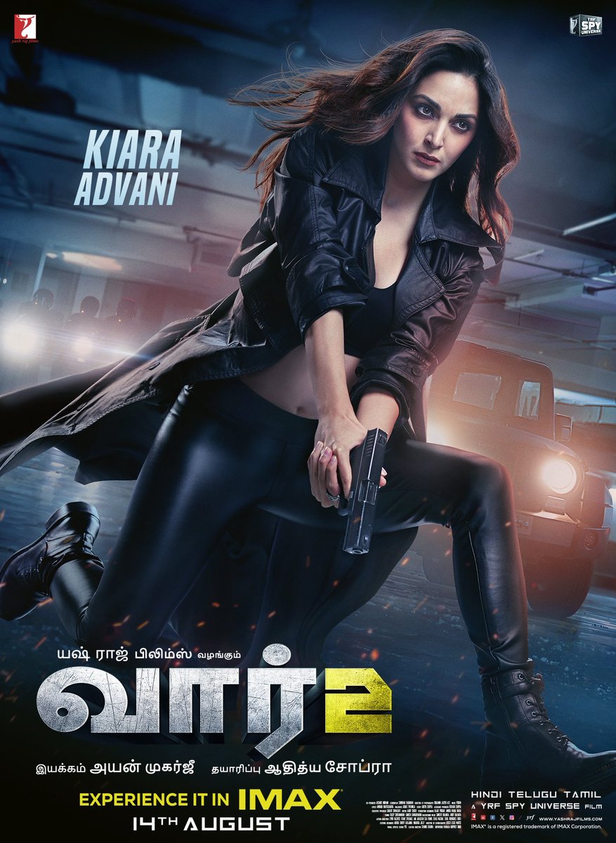 Hrithik Roshan (@ihrithik) on Twitter photo She's lithe, lethal and locked on target. This is WAR! #50DaystoWar2
Releasing in Hindi, Telugu & Tamil on August 14th in cinemas worldwide!
<a href="/advani_kiara/">Kiara Advani</a> |<a href="/tarak9999/">Jr NTR</a> | #AyanMukerji | <a href="/yrf/">Yash Raj Films</a> | #War2 | #YRFSpyUniverse She's lithe, lethal and locked on target. This is WAR! #50DaystoWar2
Releasing in Hindi, Telugu & Tamil on August 14th in cinemas worldwide!
<a href="/advani_kiara/">Kiara Advani</a> |<a href="/tarak9999/">Jr NTR</a> | #AyanMukerji | <a href="/yrf/">Yash Raj Films</a> | #War2 | #YRFSpyUniverse