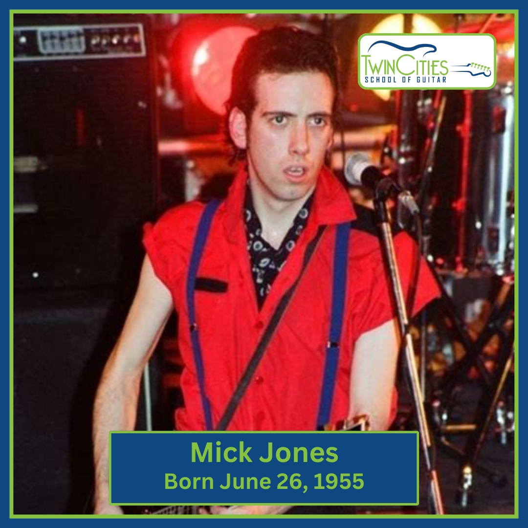TCGuitarSchool's tweet photo. Happy Birthday to Mick Jones, co-founder and original lead guitarist of @TheClash !
https://t.co/7Ss5YYln4T
#punkrock #britishnewwave #minneapolis #stpaul #guitarlessons #guitarlessonsforadults #guitarlessonsforkids #guitarlessonsforbeginners https://t.co/3tLTqGVD9l
