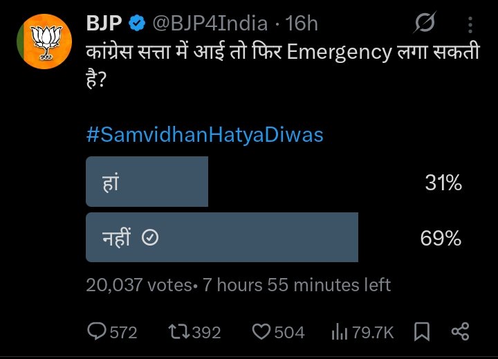 BJP वालो देश के जनता को इतना बेवकूफ नहीं समझे।

खुद सर्वे करवा कर खुद फंस जाते हो।