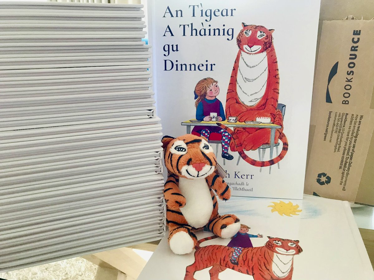 rddikstrabooks's tweet image. Huge thanks to @BookSource1 for their support with An Tìgear a Thàinig gu Dinneir!
We’re so grateful to have you helping us share this much-loved classic in #Gaelic. Tapadh leibh! 🐯📚
#GaelicBooks #BelleMedia #BookSource #AnTìgearAThàinigGuDinneir @LeughLeabhar