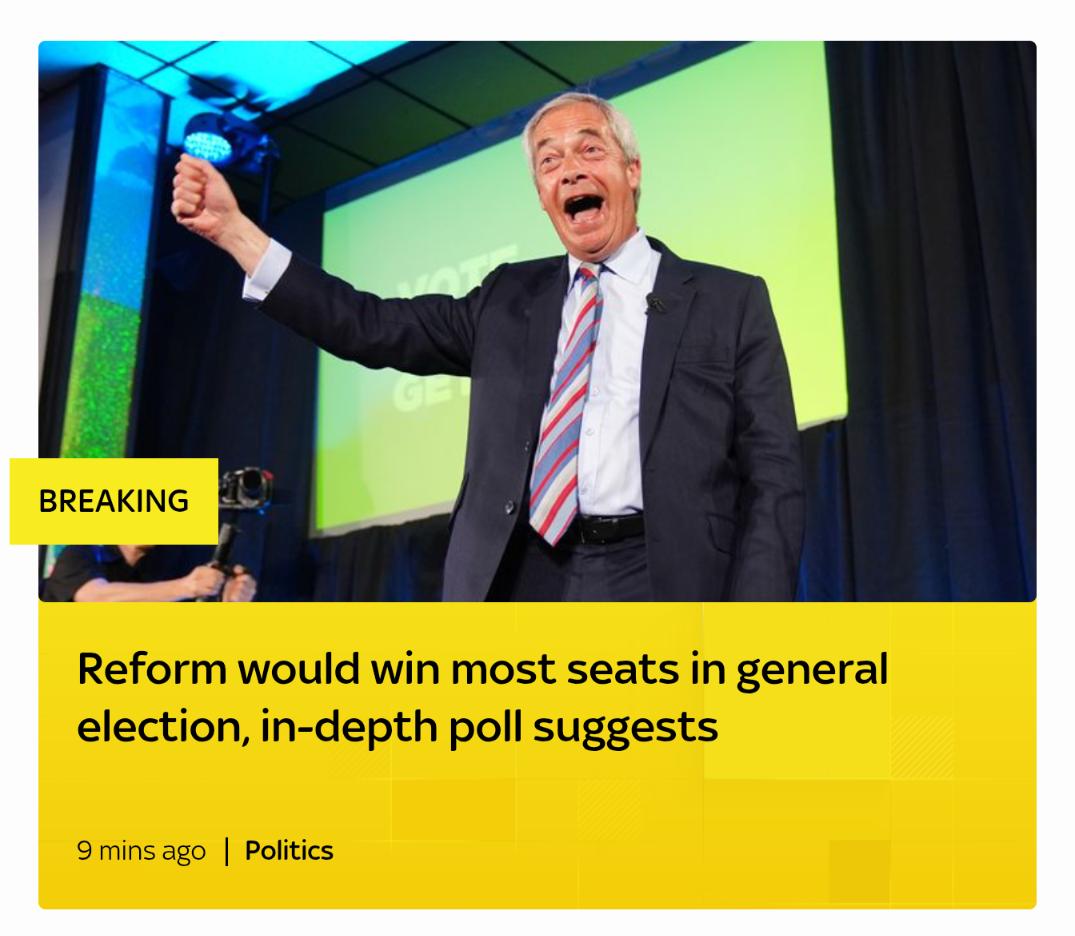 Watching all the lefties lose their minds! 
<a href="/Nigel_Farage/">Nigel Farage MP</a> <a href="/reformparty_uk/">Reform UK</a>