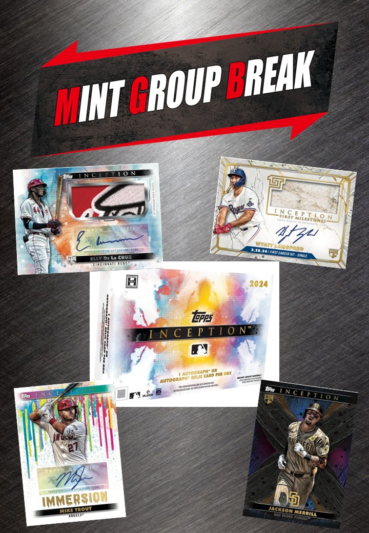 MLB 2024 TOPPS INCEPTION BASEBALL HOBBY トップス社MLB公式ベース
