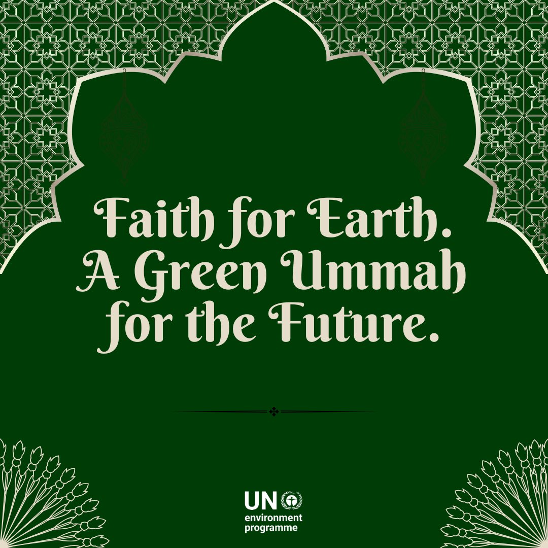 🌙 Hijri New Year 1447
A sacred time to reflect — and renew our responsibility to care for creation. 🌍

🌿 Mizan — Balance
🤲 Amana — Trust
💧 Rahma — Compassion

As Muharram begins, may faith guide us in reverence and sustainability.
#Faith4Earth #GreenUmmah #IslamicEcology
