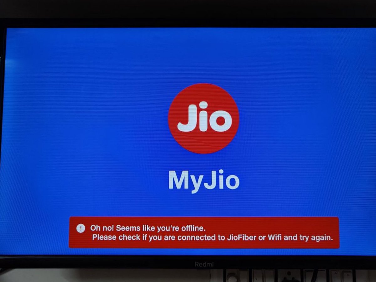 #Jio_का_घटिया_नेटवर्क 
पैसा चाहिए पूरा नेटवर्क देंगे आधा अधूरा 
ये कैसा दादागिरी है। जी