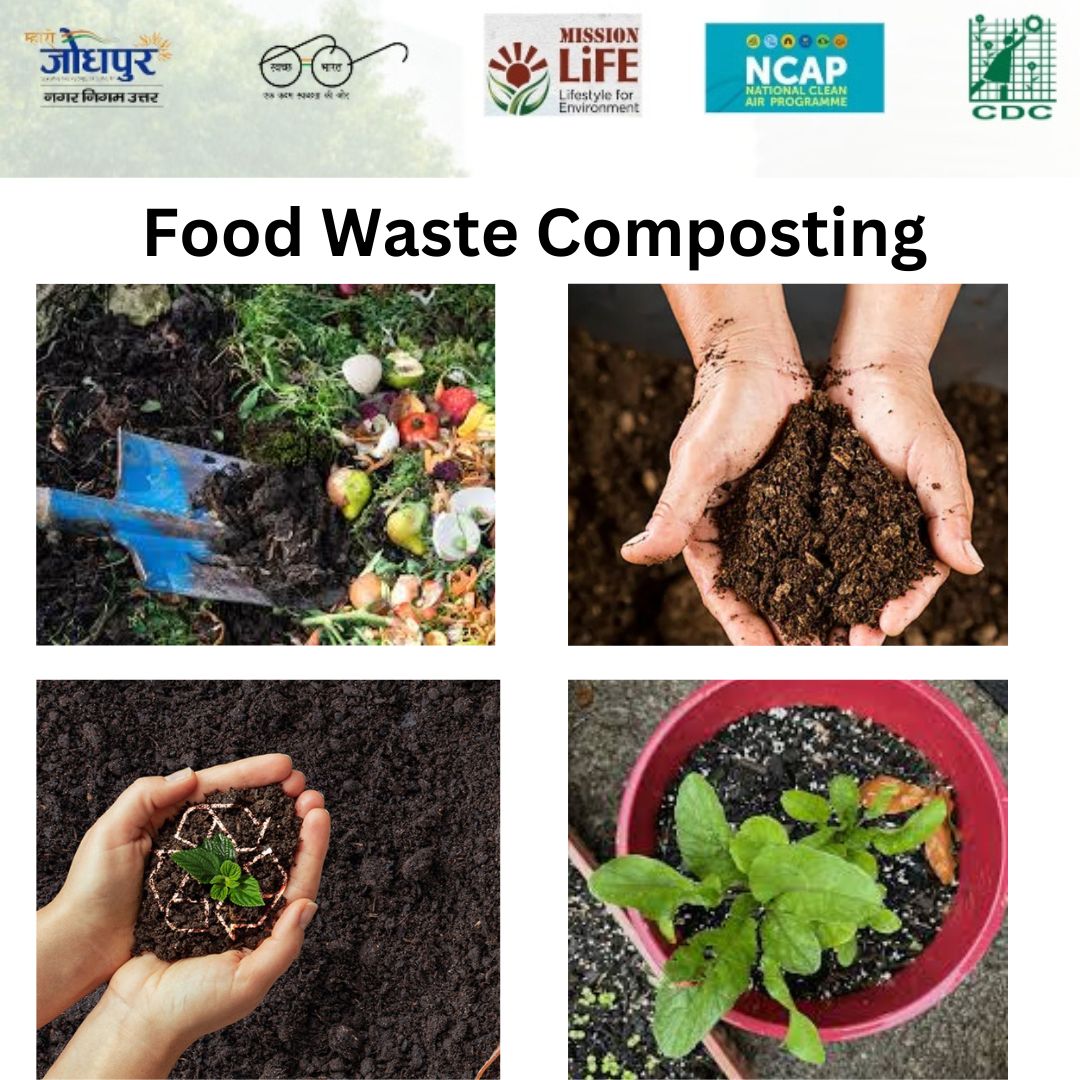 Food Waste Composting
एक सरल प्रक्रिया है जिसमें घर के किचन से निकले जैविक कचरे जैसे सब्जियों के छिलके, फलों के अवशेष, चायपत्ती आदि को सूखे पत्तों, अखबार या राख जैसे सूखे पदार्थों के साथ मिलाकर एक बायोडिग्रेडेबल डिब्बे में रखा जाता है।