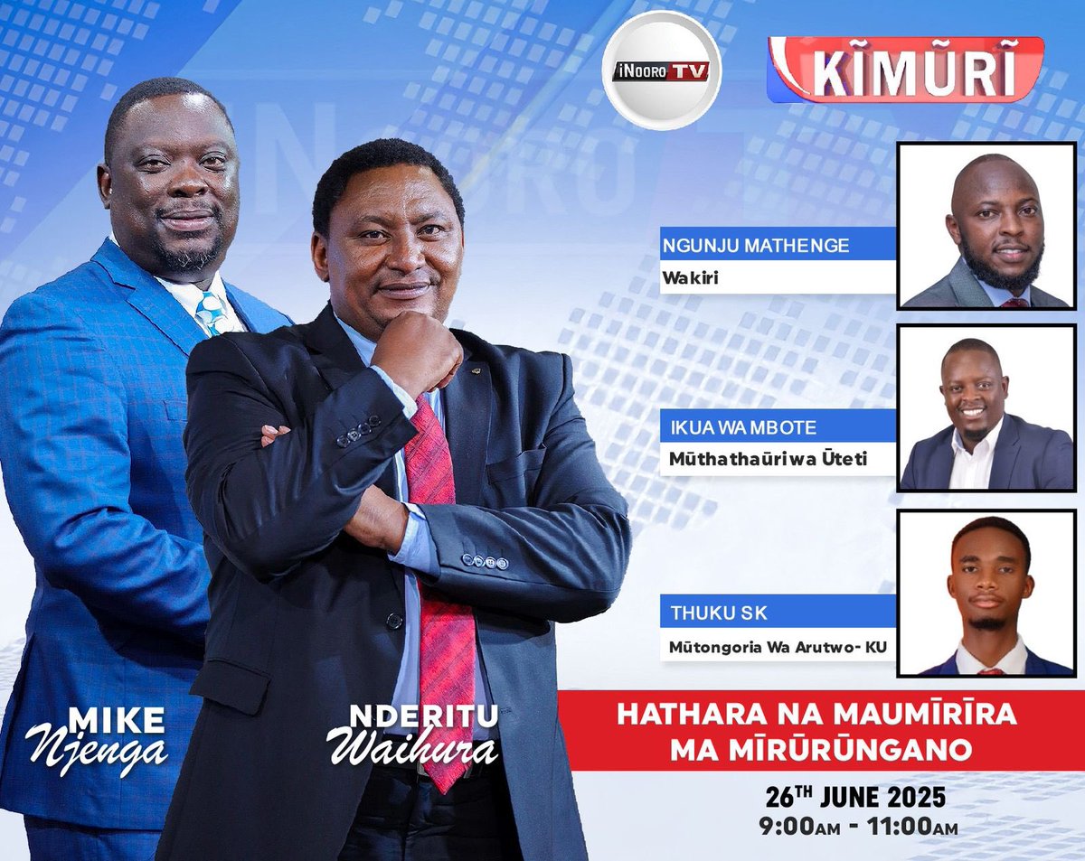 Pale kwa grind <a href="/inoorotv/">Inooro TV</a> #kĩmũrĩ we take a look at the aftermath of the Gen Z protests.