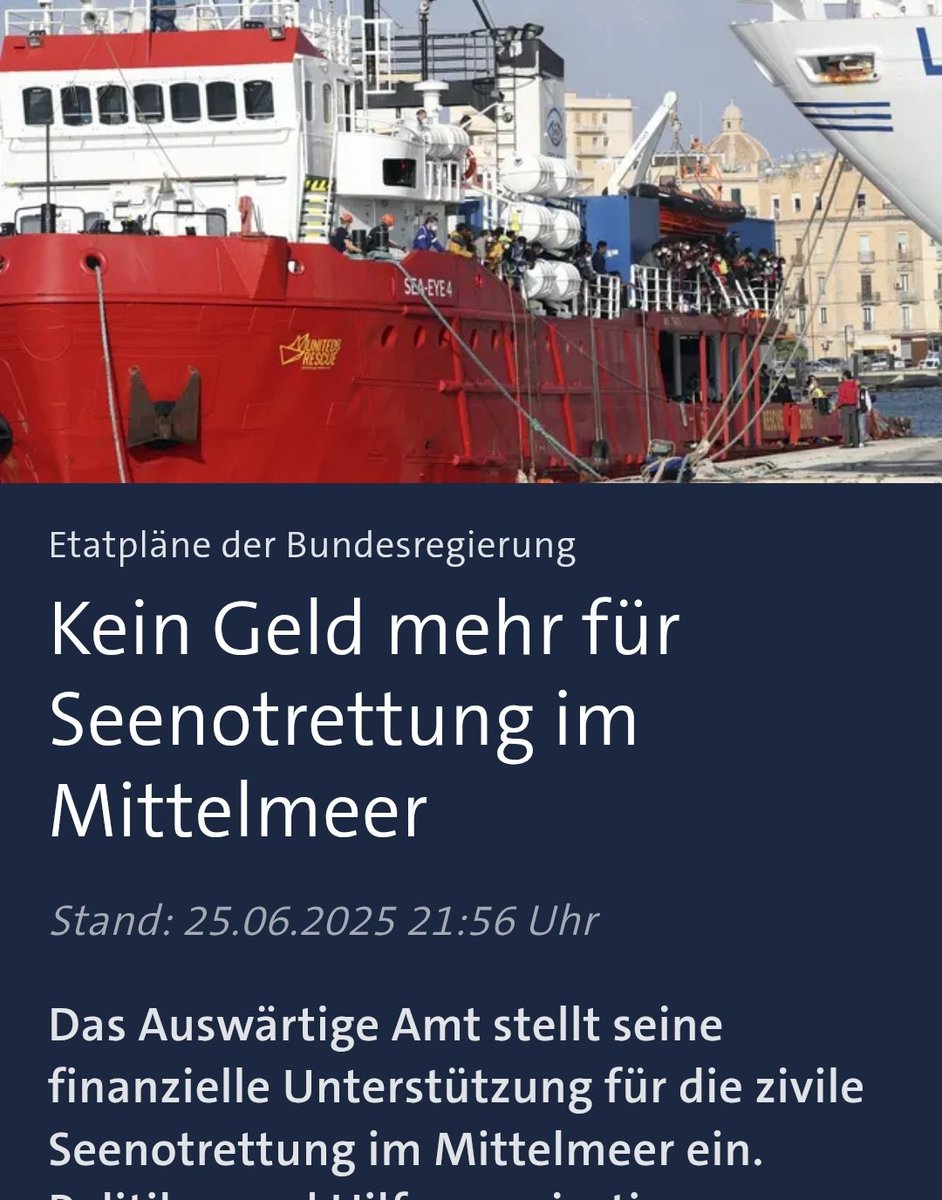 EhlingJanis's tweet image. Guten Morgen. Die Bundesregierung steht wieder für unchristliches Absaufen lassen. Wer gefährliche Fluchtwege nutzt, ist selber schuld. So ähnlich begründete das die DDR-Staatsführung auch. Danke für Nichts.