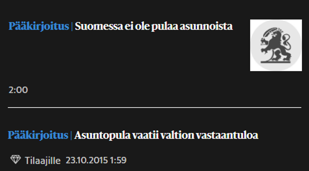 LauriVuori's tweet image. Asuntojen uudistuotanto on ollut viimeiset pari vuotta alamaissa. Muutaman vuoden päästä voimme taas lukea asuntopulasta, jos rakentamista ei saada käyntiin ajoissa. Silloin asuntopula on jälleen jarruttamassa työvoiman liikkumista ja talouskasvua, kuten kymmenen vuotta sitten.