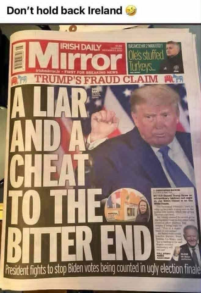 Even Ireland knows!!! 🤣😂