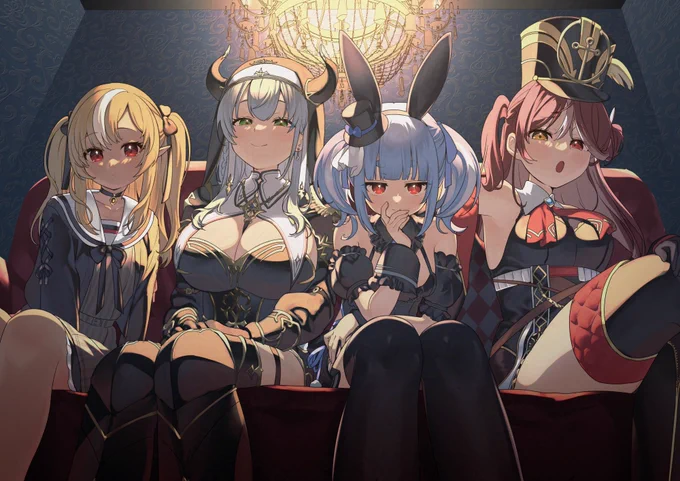 3期生 - Noir - #しらぬえ #ノエラート #ぺこらーと #マリンのお宝