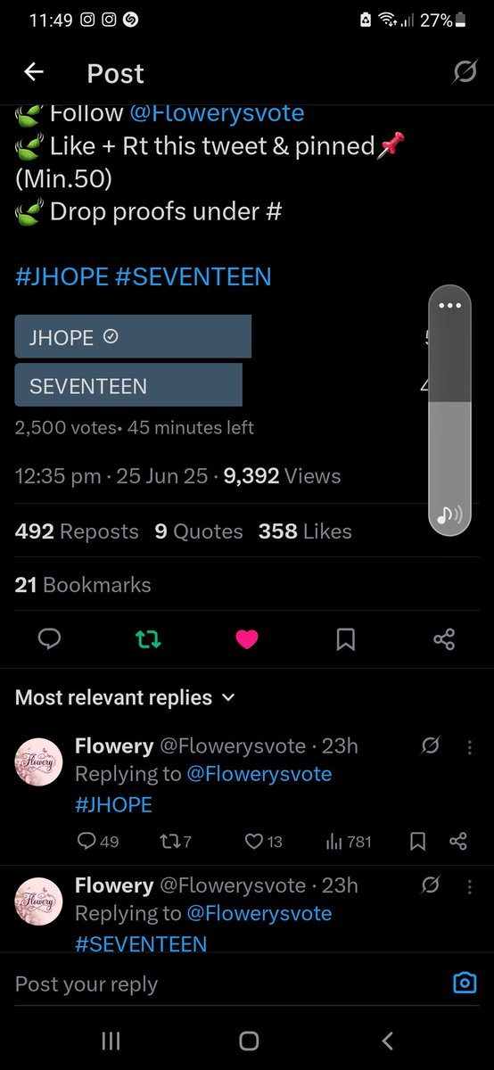 KoyalaRm7's tweet photo. @Flowerysvote https://t.co/puDe5dOonO