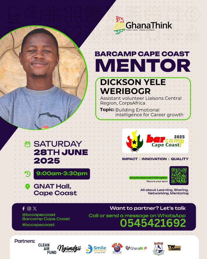 You still don’t want to come? Eiii
See you there
#bccapecoast