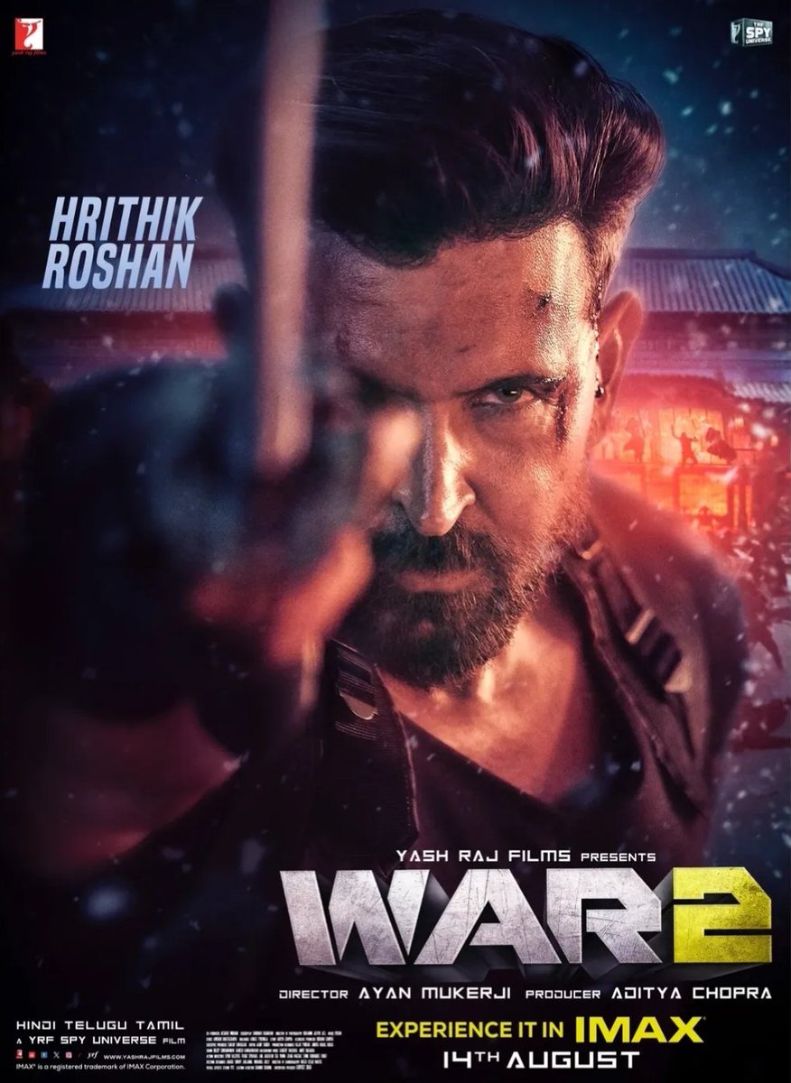 He's the fire, He's the ice, some call him THE RED GHOST and others never get the chance to call his name... the deadly KABIR. 

#HrithikRoshan #War2