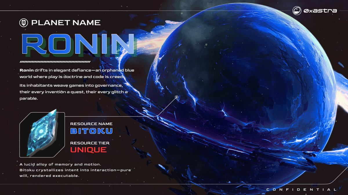 🚀 New Planet Discovered: Ronin 

We are glad to have <a href="/Ronin_Network/">Ronin</a> join the galaxy and expand the Astra universe!

Pilots can now bridge to Ronin to discover exclusive, unique resources. 

More excitement is on the way. Per aspera ad astra ✦