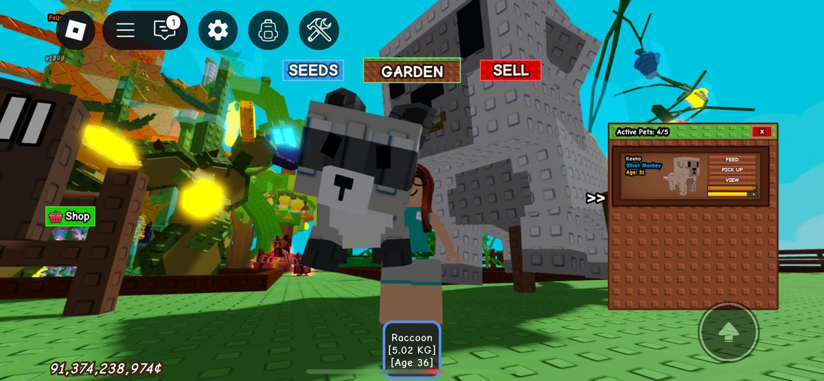 ‼️FOR SALE:
PETS:
Raccoon — ₱240ea
22KG Silver Monkey — ₱110
Red Fox — ₱40ea

#roblox #GrowaGarden #growagardenroblox #growagardenselling #growagardentrading #robux #robuxgiveaway