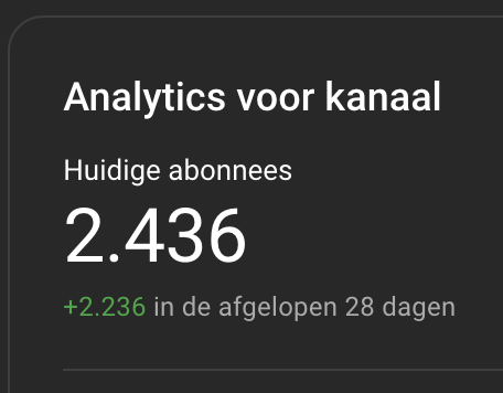 Sinds kort ook voorzichtig bouwende op Youtube, kom er gezellig bij: youtube.com/channel/UCSEGG…
