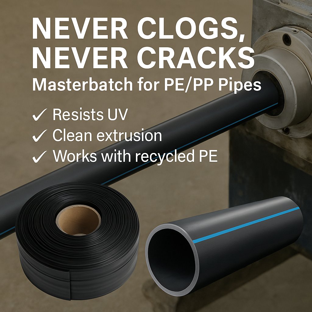 Finn_MBatch's tweet image. NEVER CLOGS. NEVER CRACKS.
Tired of weak pipes? Our masterbatch works great with recycled PE, resists UV, and extrudes like a dream.
MOQ = 1 bag.
DM now for samples! 🛠️
#PEpipes #HDPE #PlasticsIndustry #PipeManufacturing #Masterbatch #Factorylife #RecycleReady