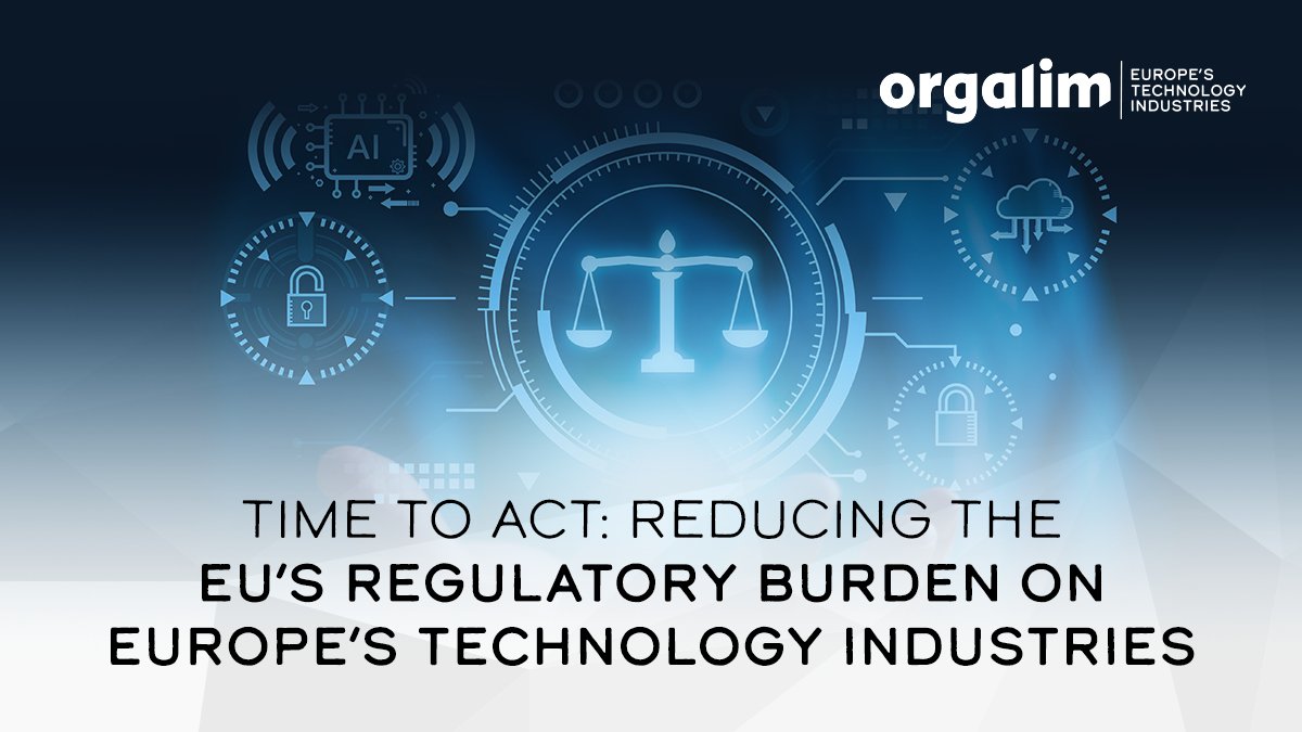 ⚠️ Regulatory burden is stifling Europe's competitiveness. ⚠️ 

Europe’s technology industries desperately need a reduction of regulatory burden. Read our report on how badly designed legislation is holding Europe back and what can be done about it: 

➡️ lnkd.in/djmvEPNR