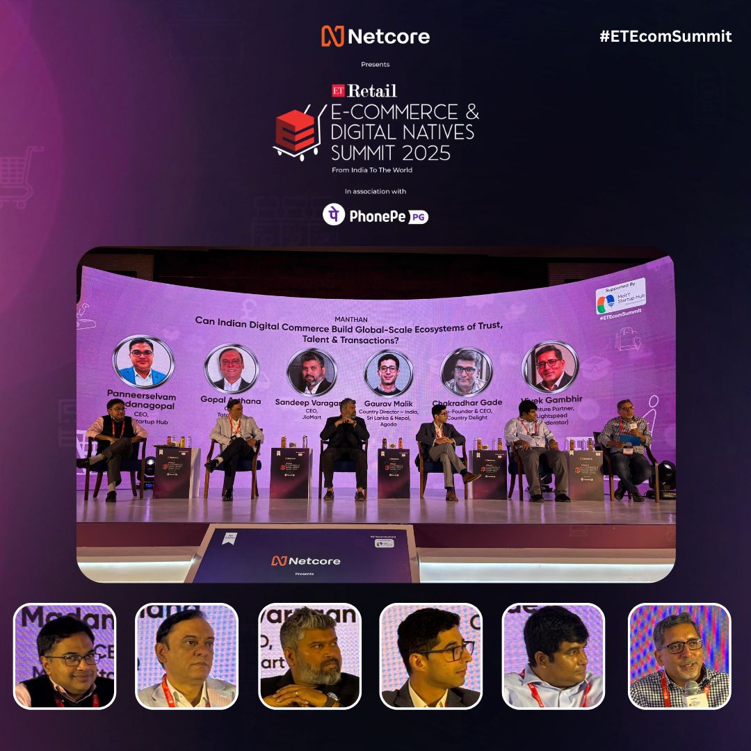 ETRetail's tweet photo. MANTHAN | Can Indian Digital Commerce Build Global-Scale Ecosystems of Trust, Talent &amp; Transactions?

Know More: https://t.co/R6zwDGXuIN 

#ETRetail #ETEcomSummit #EcomNext #AICommerce #GlobalD2C #ETRetailSummit2025 #Ecommerce #DigitalNatives #D2CInnovation #RetailTech https://t.co/gX0cLOnotO