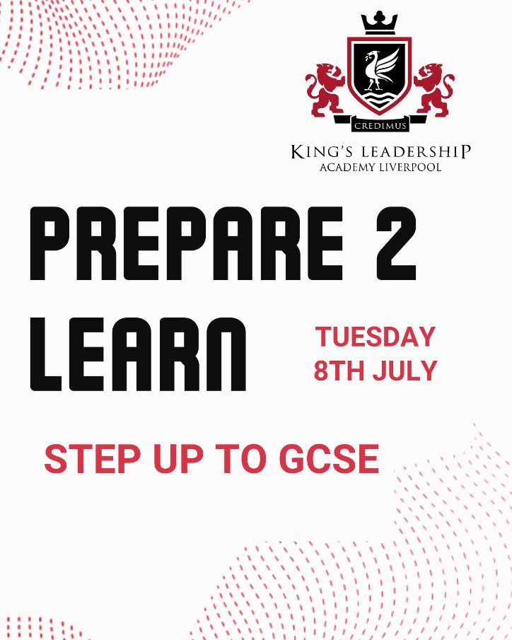 Get ready for GCSE with our Prepare 2 Learn event for students and parents.

Hear from:
Head of Options – pathway guidance
Head of Year 10 – expectations &amp; support
Head of Assessment – how progress is tracked

📍4–5pm, Tues 8 July
#Prepare2Learn #FutureReady #Year10Focus
