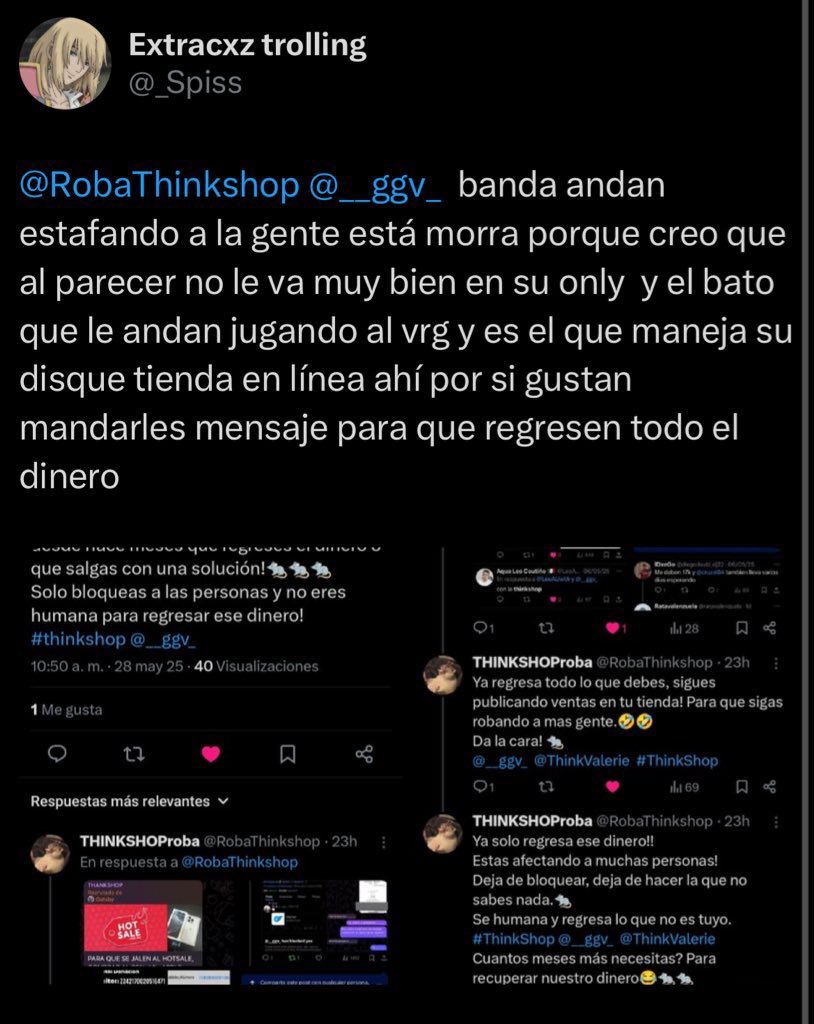 RobaThinkshop's tweet photo. Ya mas de 4 meses esperando respuesta!
Ahora nos vamos a las malas!
Queremos nuestro dinero!!
Da la maldita cara!!!
@__ggv_ @ThinkValerie  #valeriagarcia 
Somos muchos afectados… 
🐀🐀🐀🐀 #ThinkShop presumes nuestro dinero! https://t.co/EUeyMAKLFi