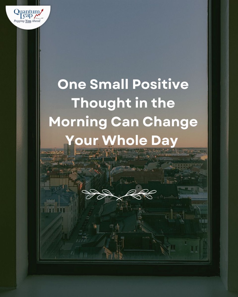 qltc_in's tweet photo. Start Your Day Right

In the midst of our busy routines, we often overlook the power of mindset. But just one small positive thought in the morning can ripple into a day of purpose, productivity, and peace.
What’s your go-to morning thought that keeps you energised?
#Qltc https://t.co/F9HIZqAxMn