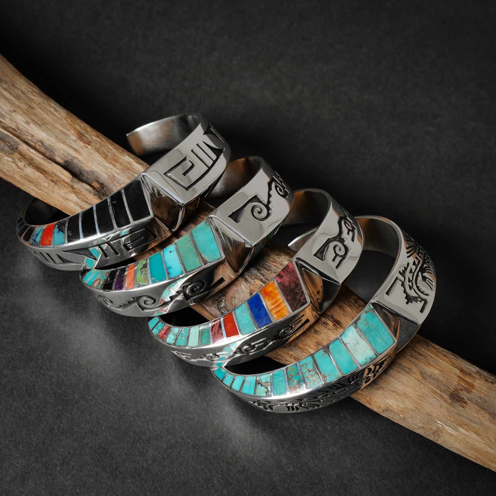 NAVAJO LONN PARKER ロンパーカー インレイオーバーレイバングル