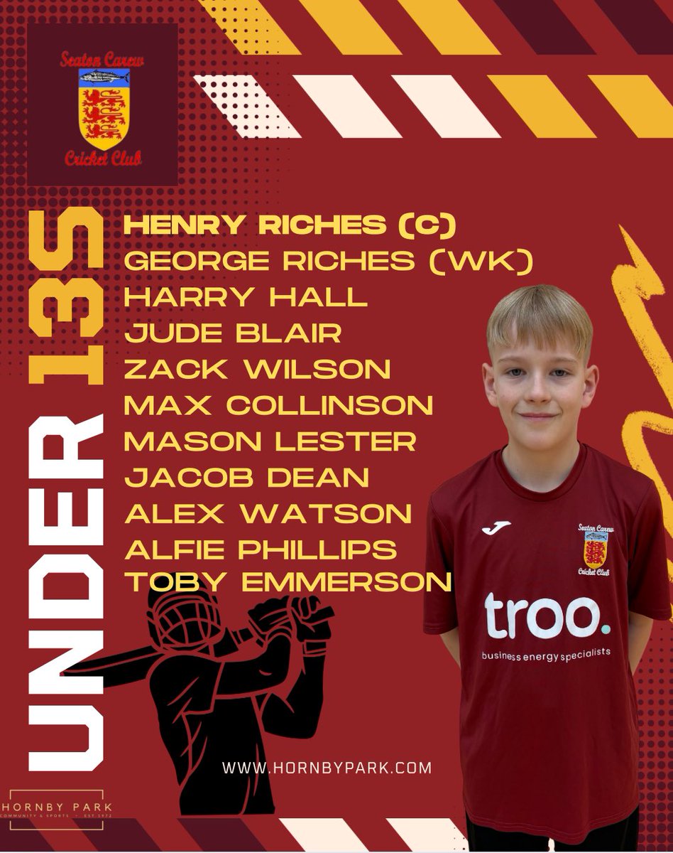 Seaton Carew Cricket Club (@seatoncarewcc) on Twitter photo Here’s how our U13s will lineup for tonight’s trip to <a href="/NorthallertonCC/">Northallerton CC</a>.
The league fixture is a 6pm start. #3LAC Here’s how our U13s will lineup for tonight’s trip to <a href="/NorthallertonCC/">Northallerton CC</a>.
The league fixture is a 6pm start. #3LAC