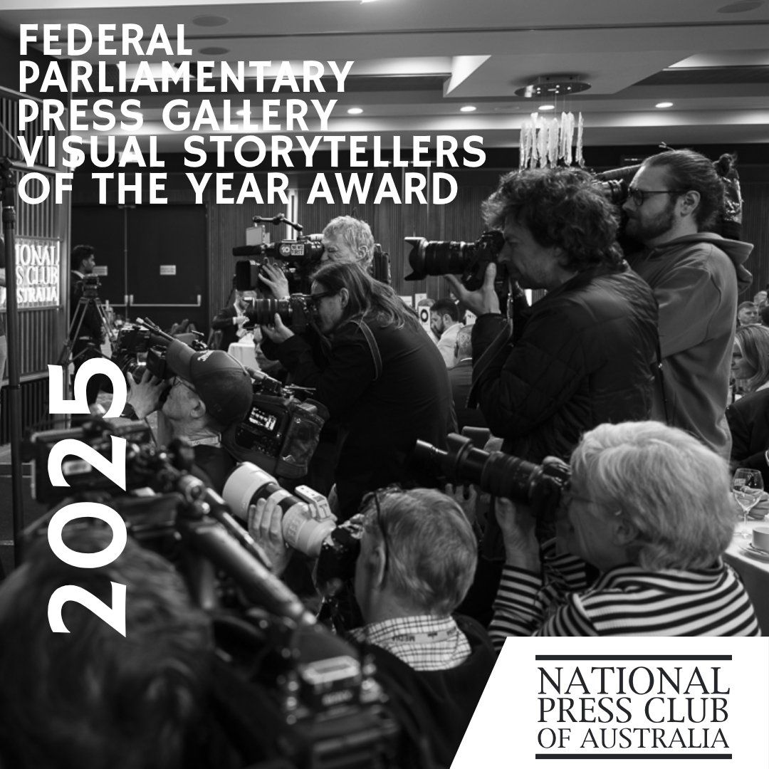 The Federal Parliamentary Press Gallery Visual Storytellers of the Year Award is now open for submissions. Applicants should lodge their submissions by 11:59pm on Friday 1 August 2025.

Apply now link in Bio.