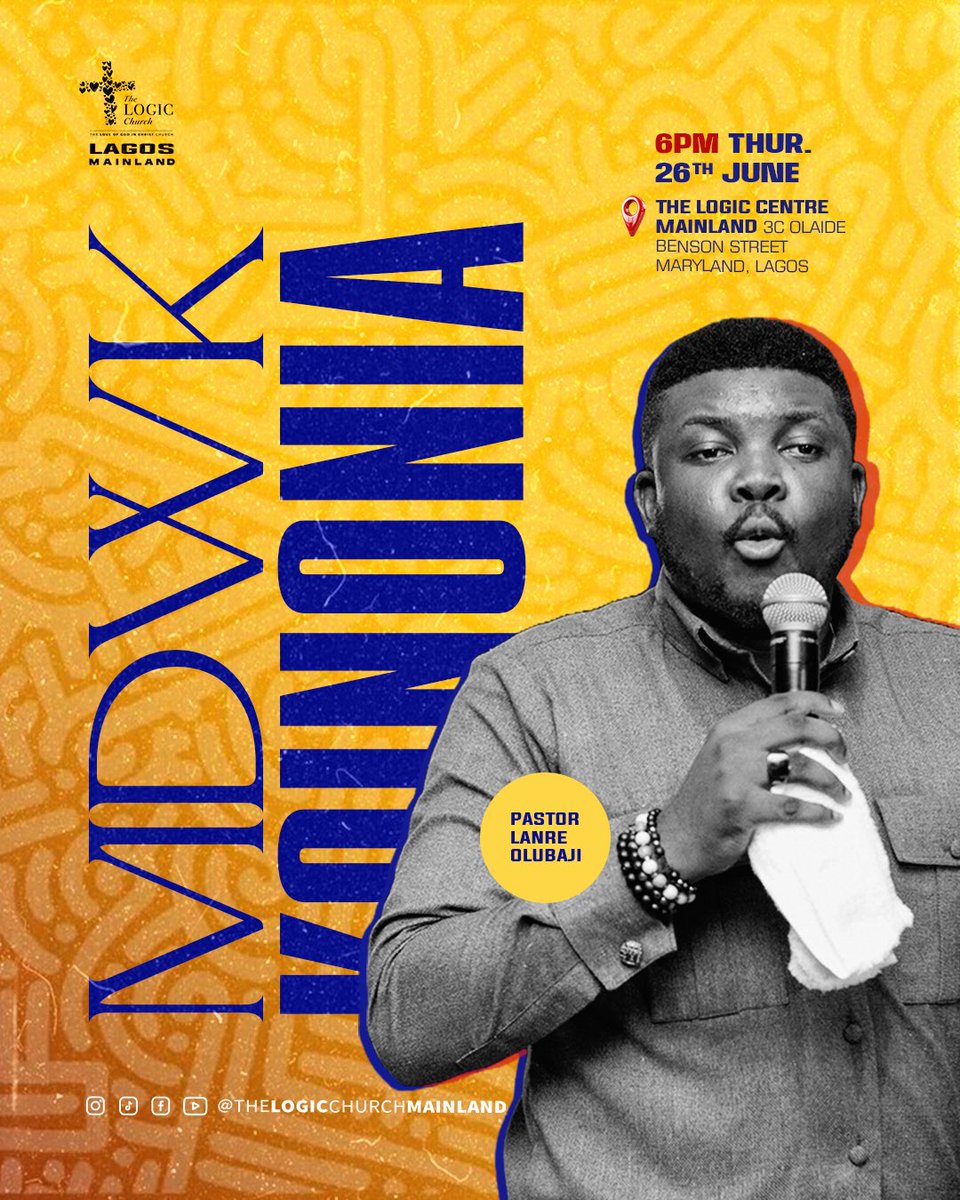 We are excited that we get to feast on the Word of God’s Grace today!! 

Take this as a divine sign to clear your schedule and be in the room, because it’s always an amazing time gathering with Believers. 

See you at 6pm.
Blessings!

#TheLOGICChurchMainland #LoveLifeImpact