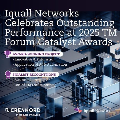 Congrats to our partner <a href="/IquallNetworks/">Iquall Networks</a> on their wins at the <a href="/tmforumorg/">TM Forum</a> Catalyst Awards! Proud to shape autonomous networks together with Agent Fabric – Phase II.
🔗 tmforum.org/catalysts/awar…
#DTWIgnite #CatalystAwards