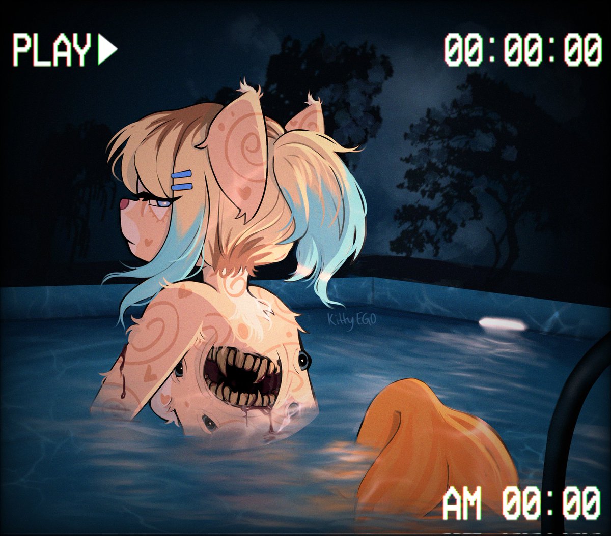 kittyego_'s tweet image. 🐟 fursona